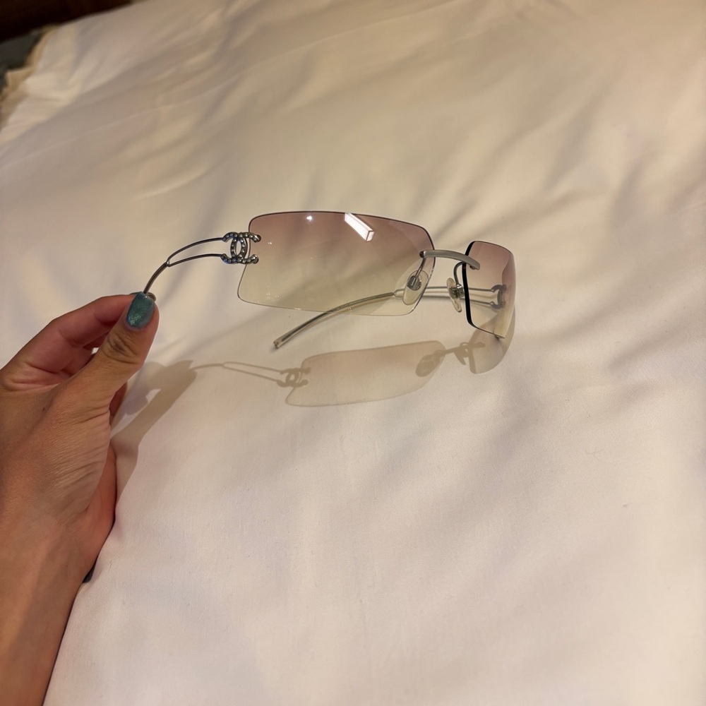 (SOLD) RARE CHANEL 4051 Pink Y2K Sunglasses